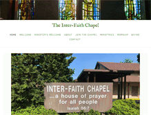 Tablet Screenshot of inter-faithchapel.org